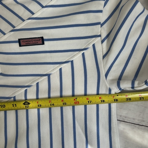 Vineyard Vines Pullover Longsleeve Cotton XS Blue Stripe Whale Sweatshir… - Picture 3 of 7